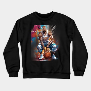 indoor basketball Crewneck Sweatshirt